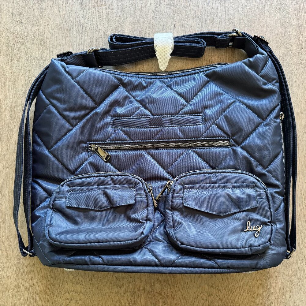 Lug Medium Tote - Zipliner 2 Indigo Blue